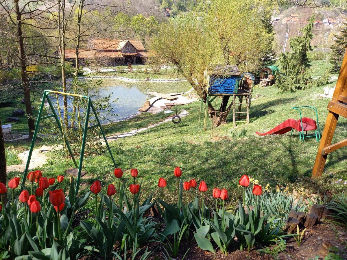 Country House With A Pool In Medvednica Nature Park Zagreb Bagian luar foto