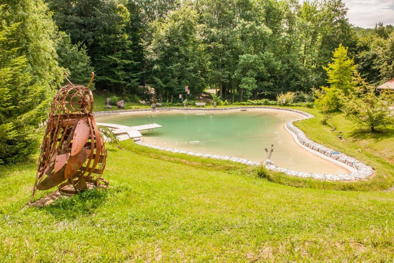 Country House With A Pool In Medvednica Nature Park Zagreb Bagian luar foto